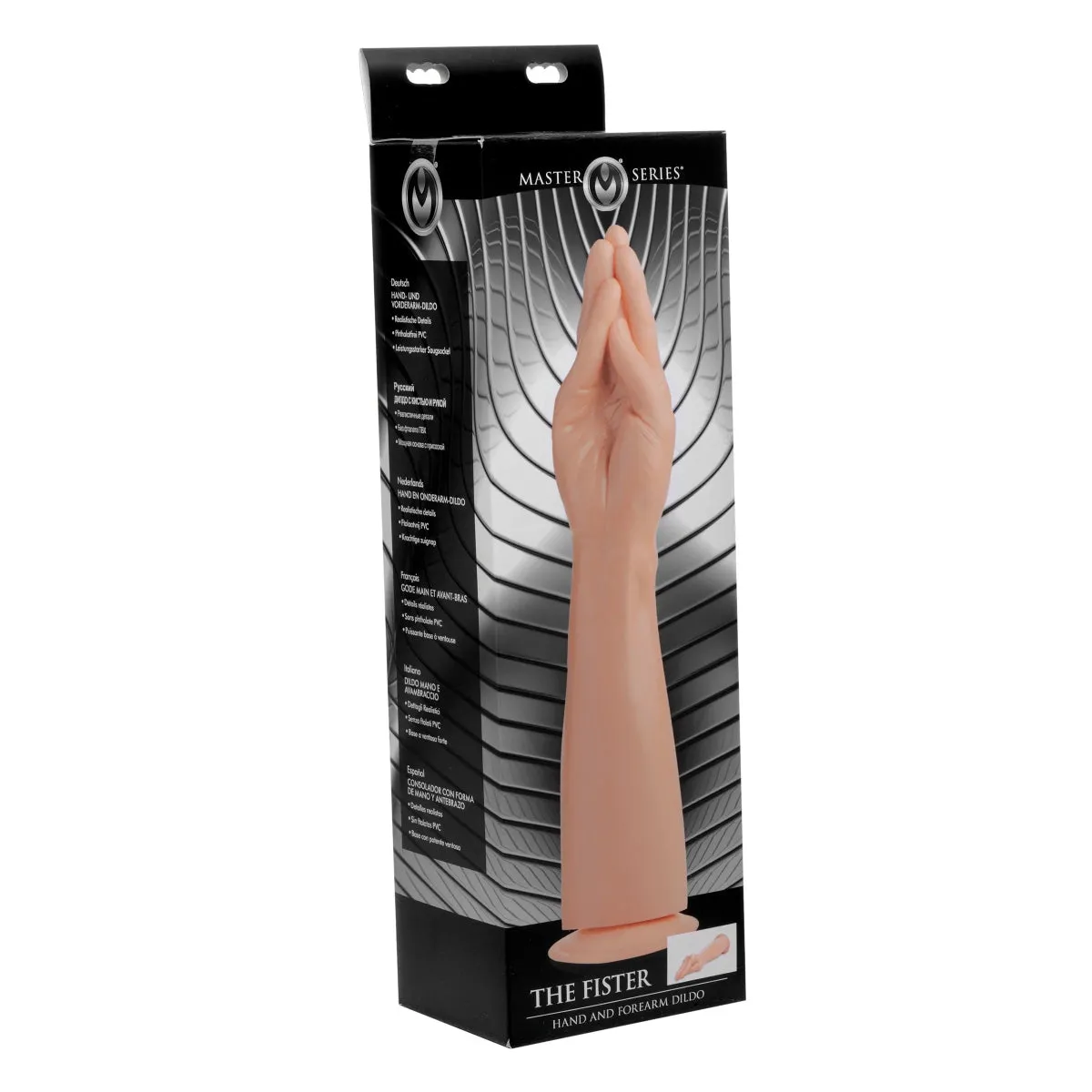 Master Series The Fister Hand And Forearm Dildo Pink 15 Inch