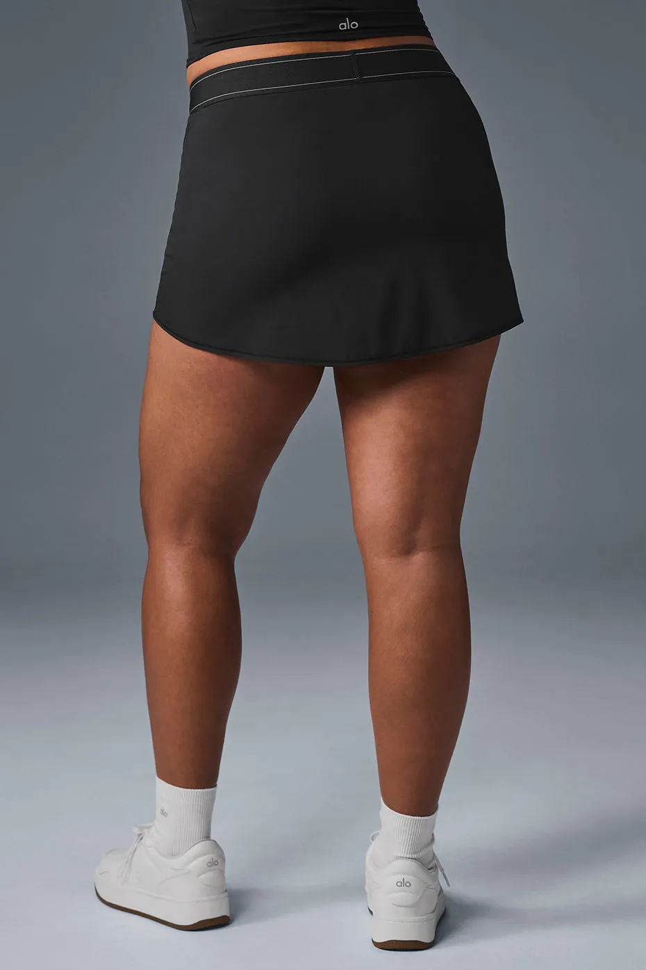 Match Point Tennis Skirt - Black