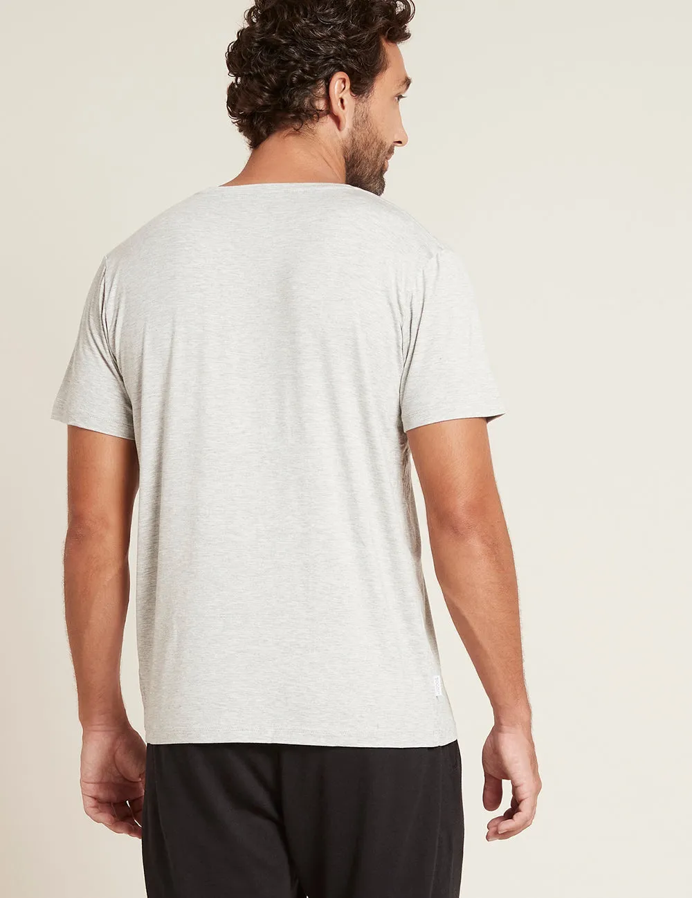 Men's Crew Neck T-Shirt - Light Grey Marl