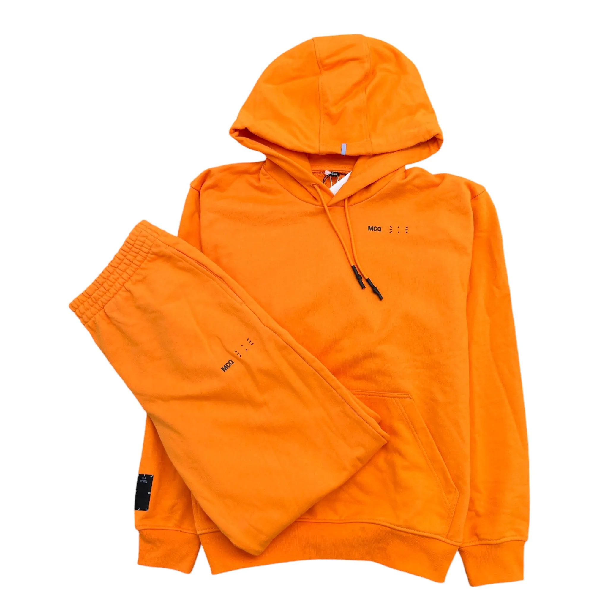 Men's Logo Full Tracksuit Orange Size S