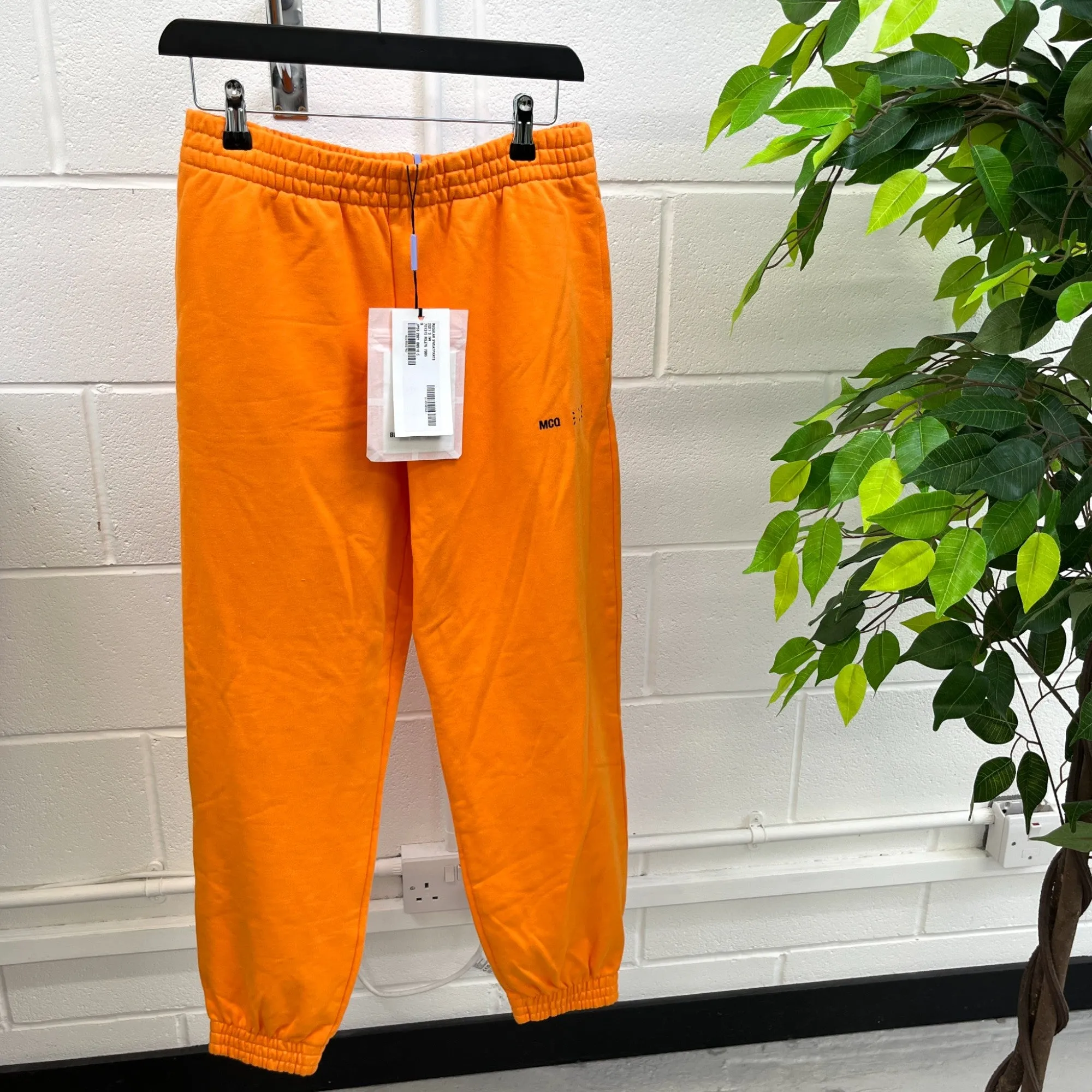 Men's Logo Full Tracksuit Orange Size S