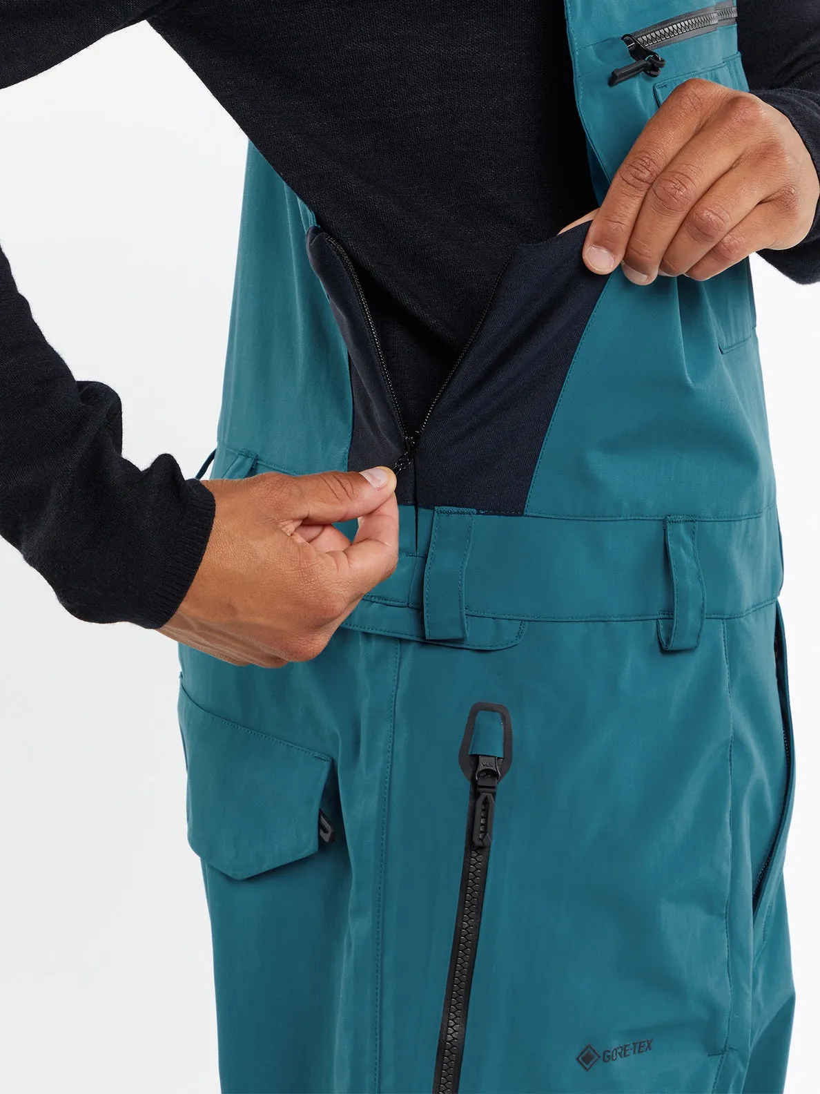 Mens Rain Gore-Tex Bib Overalls - Blue