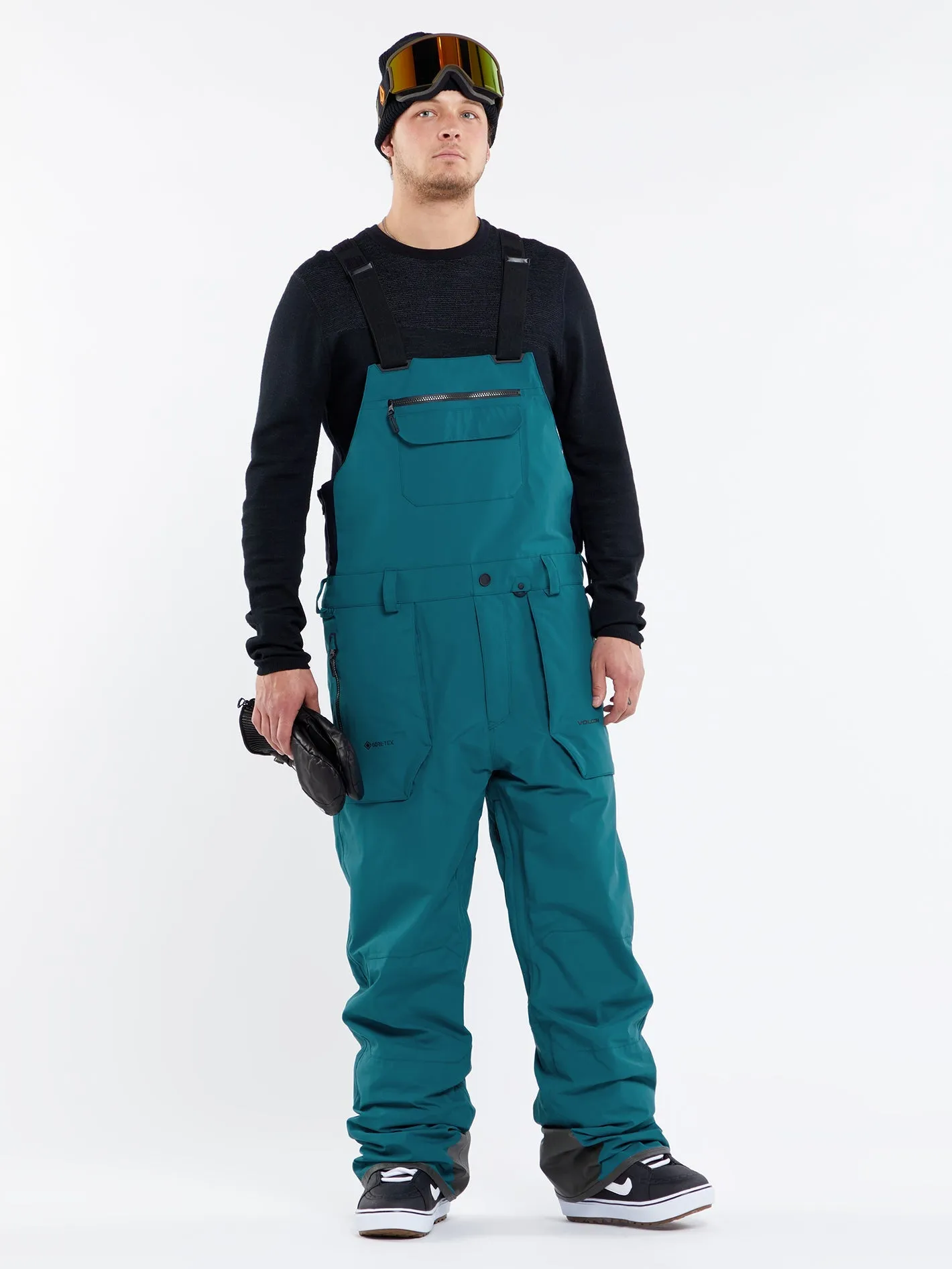 Mens Rain Gore-Tex Bib Overalls - Blue