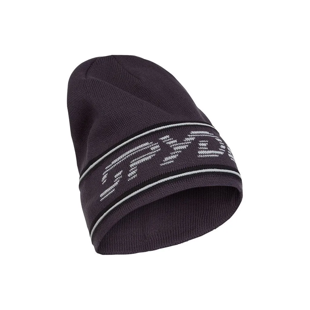 Mens Retro Logo Knit Hat - Ebony (2022)