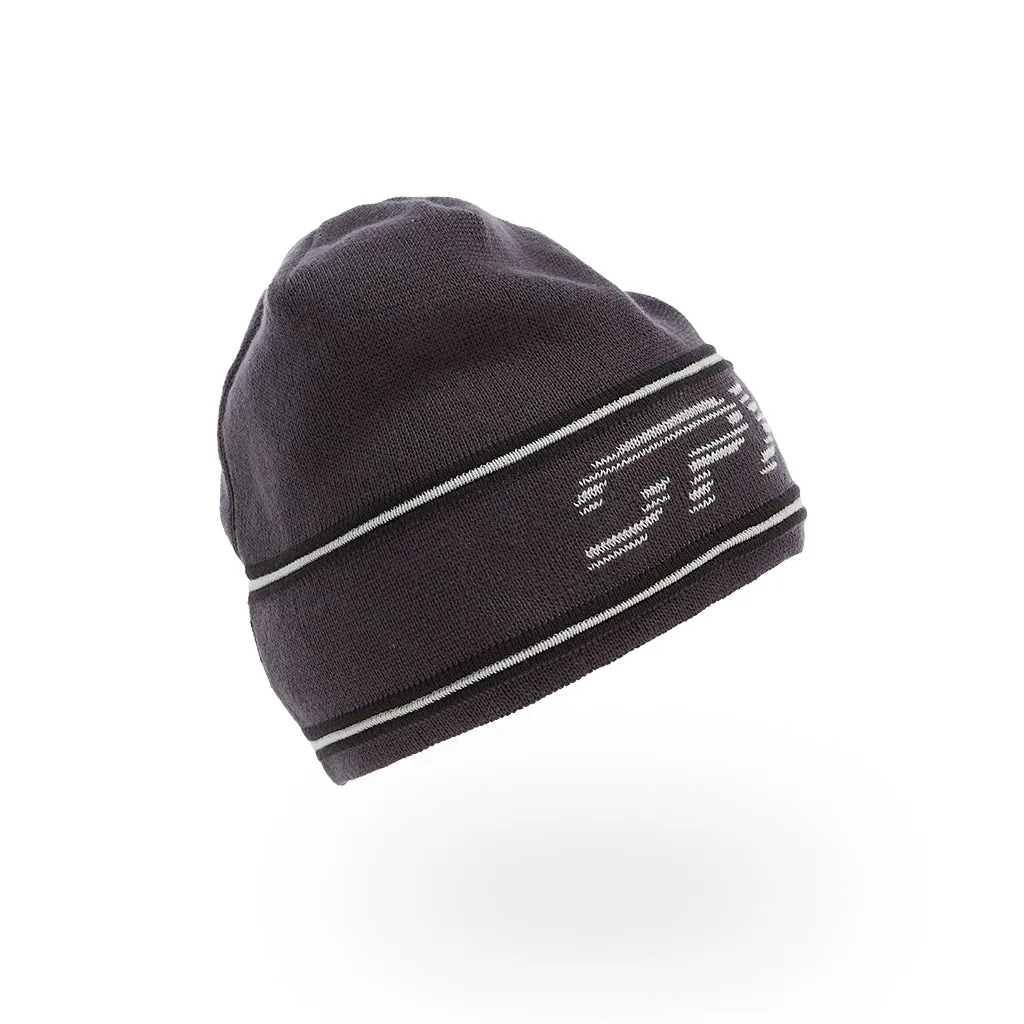 Mens Retro Logo Knit Hat - Ebony (2022)