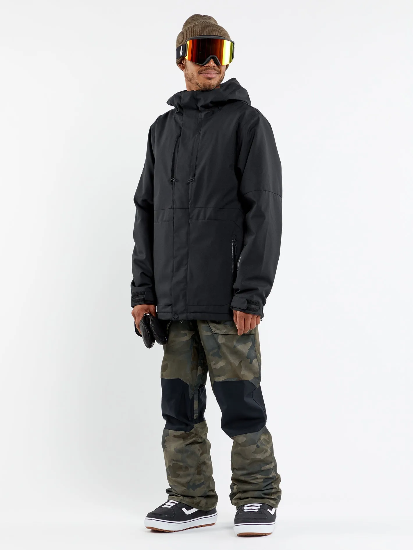 Mens Roan Bib Overalls - Cloudwash Camo