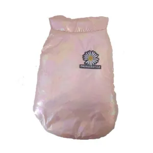 Metallic Puffer Jacket For Dogs - Pink