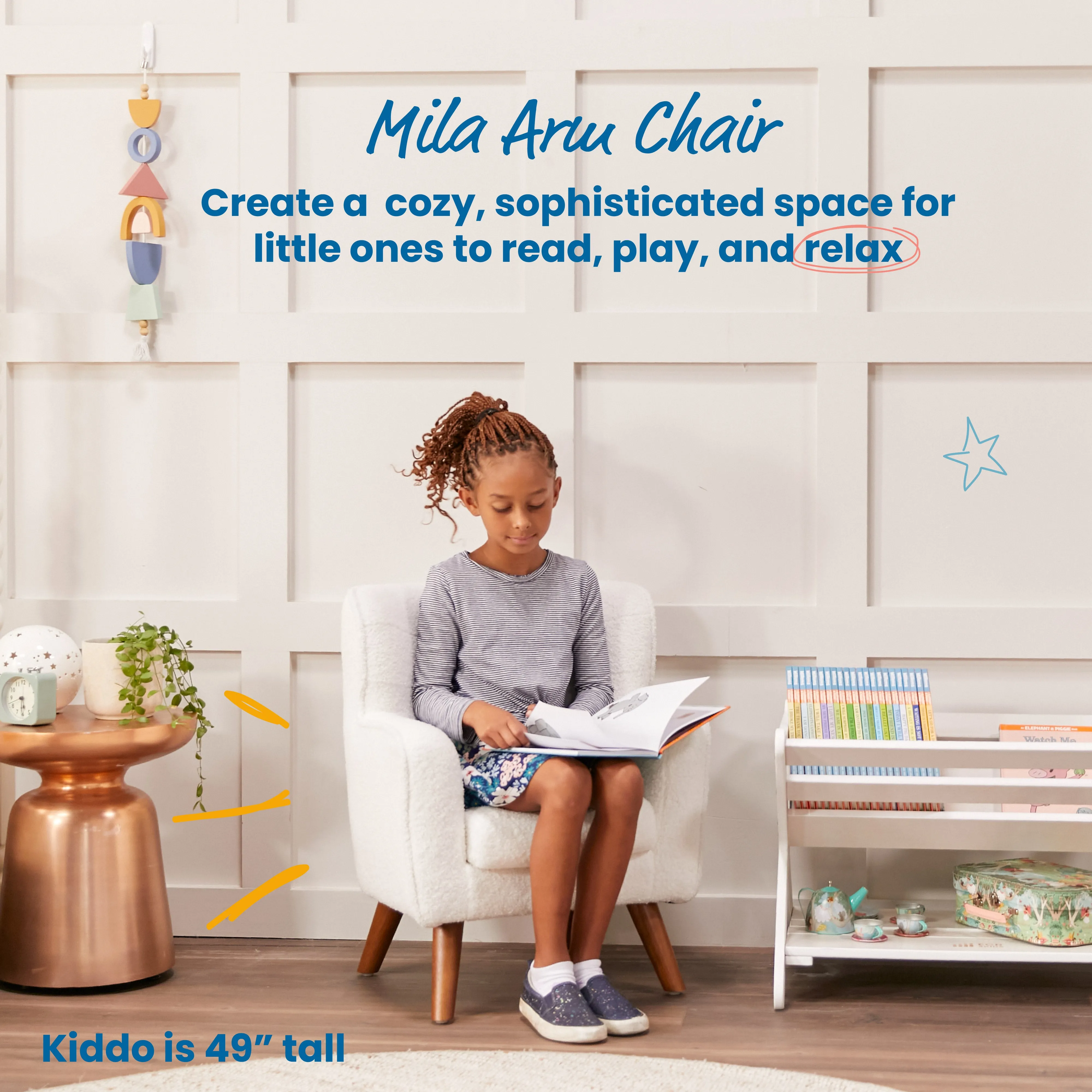 Mila Arm Chair, Kids Furniture