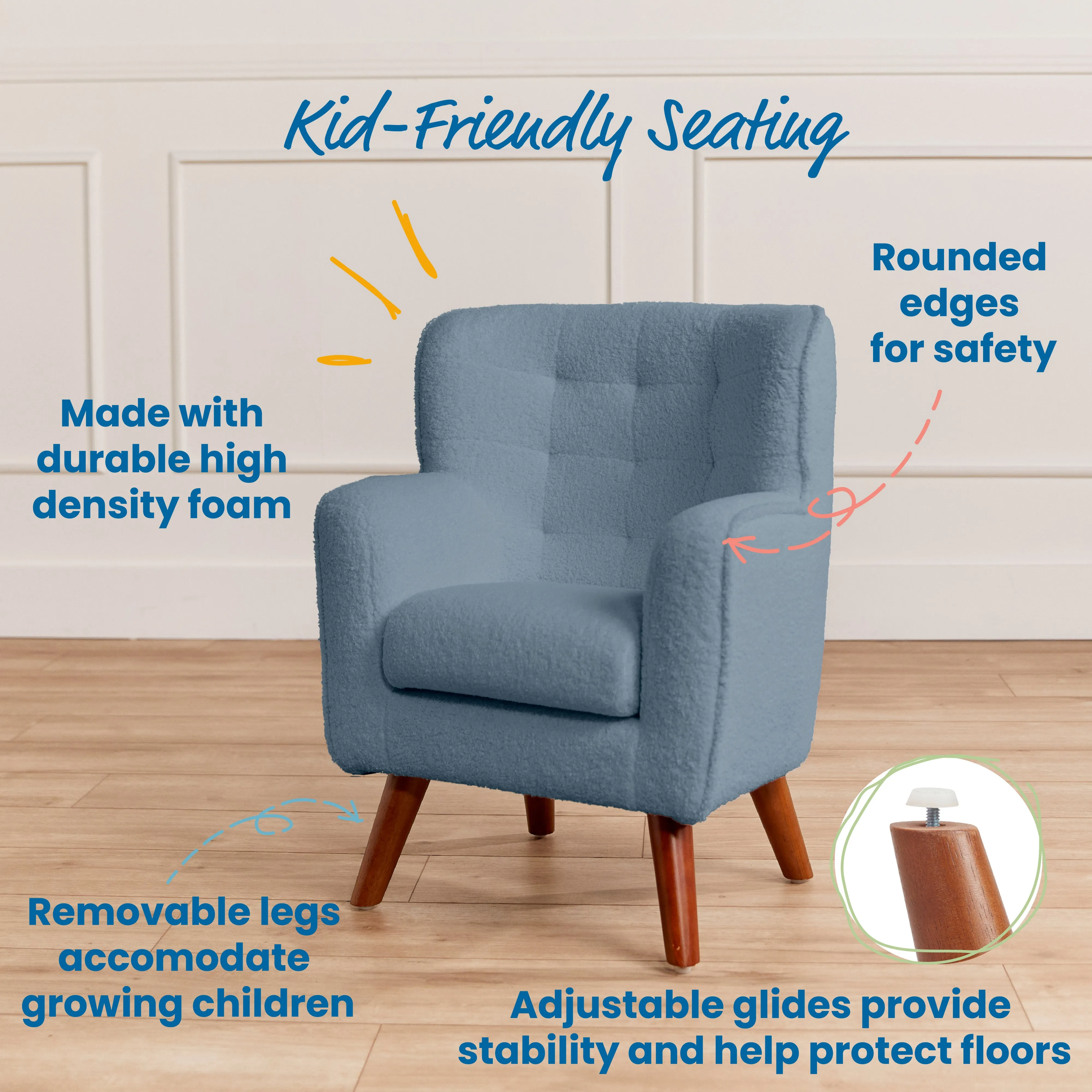 Mila Arm Chair, Kids Furniture