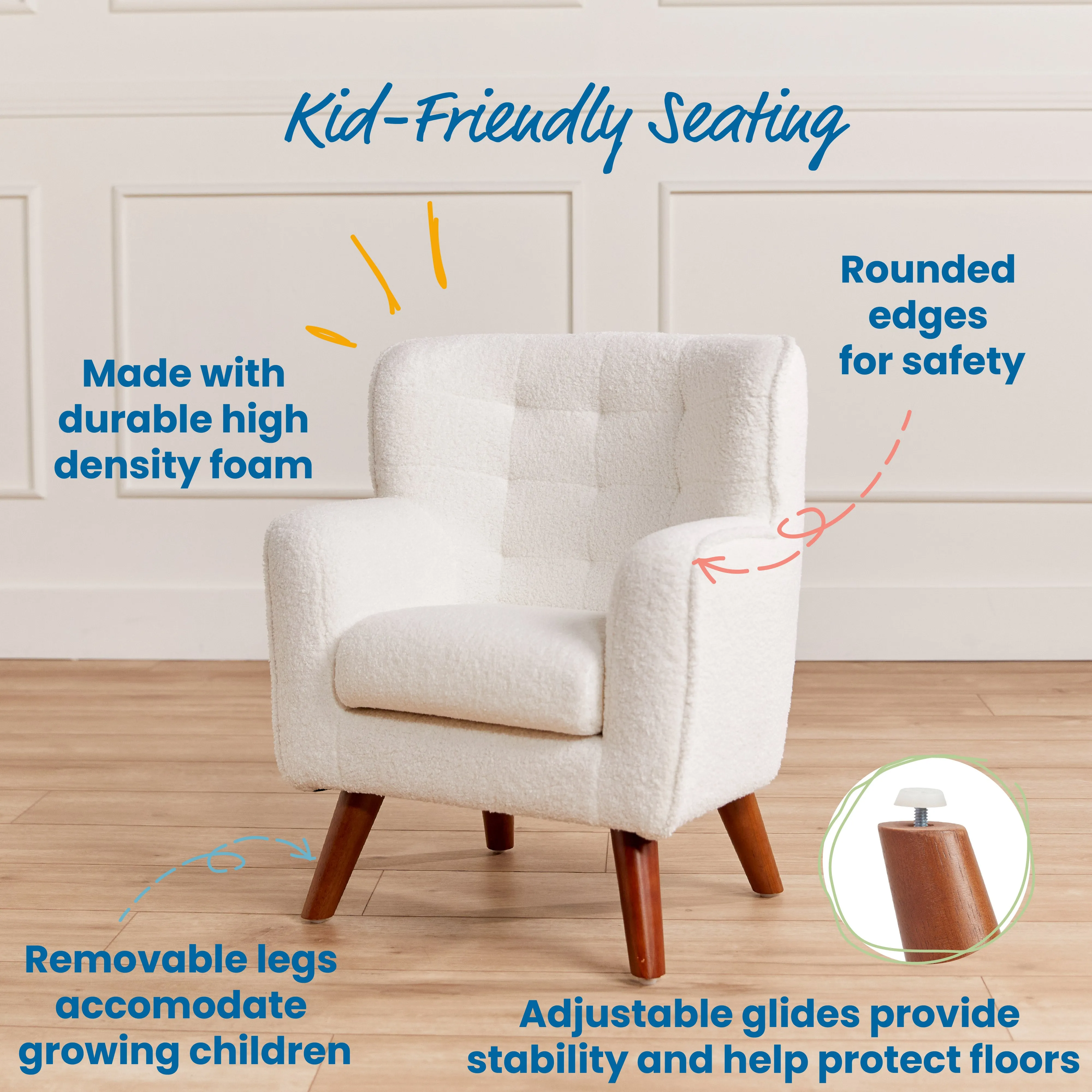 Mila Arm Chair, Kids Furniture