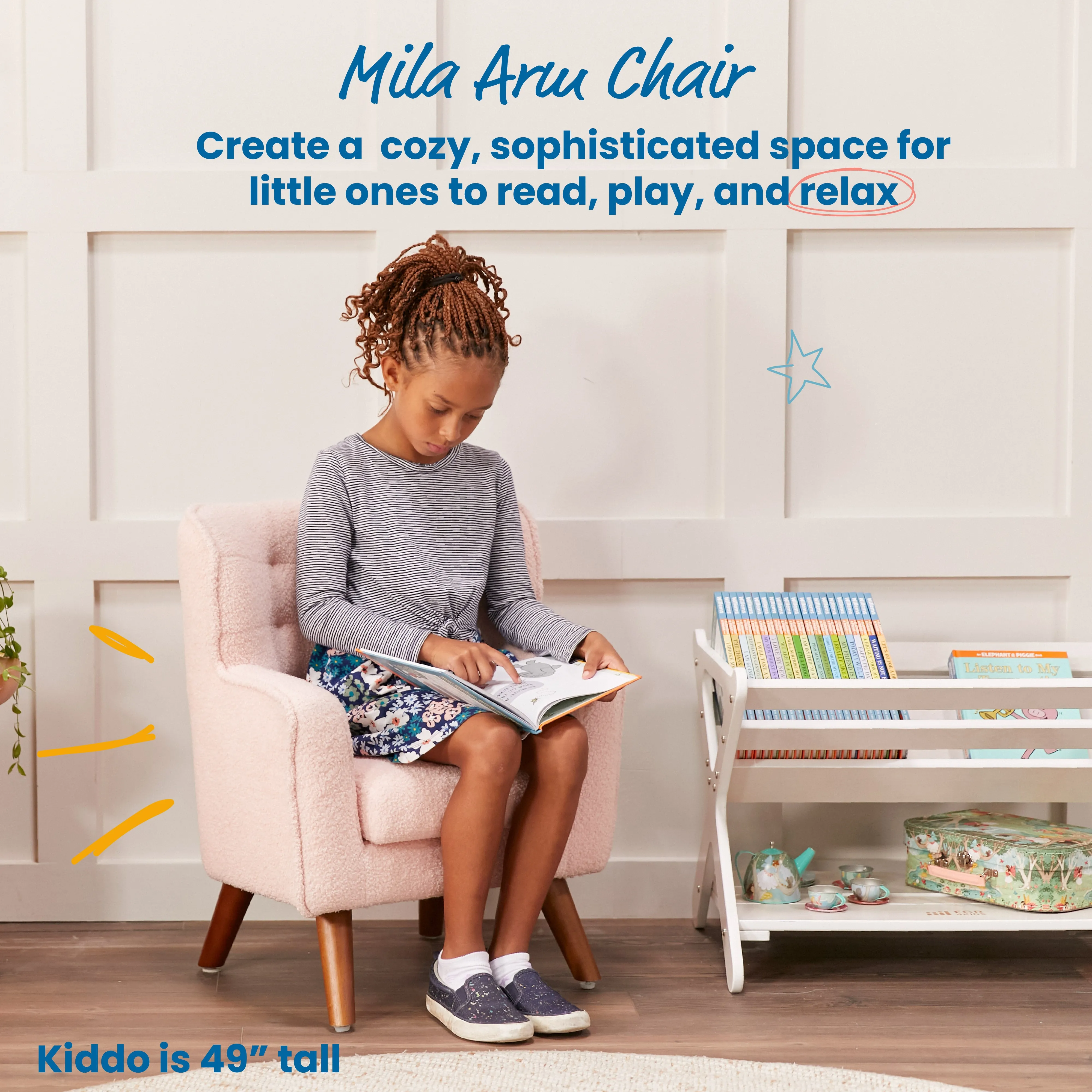 Mila Arm Chair, Kids Furniture