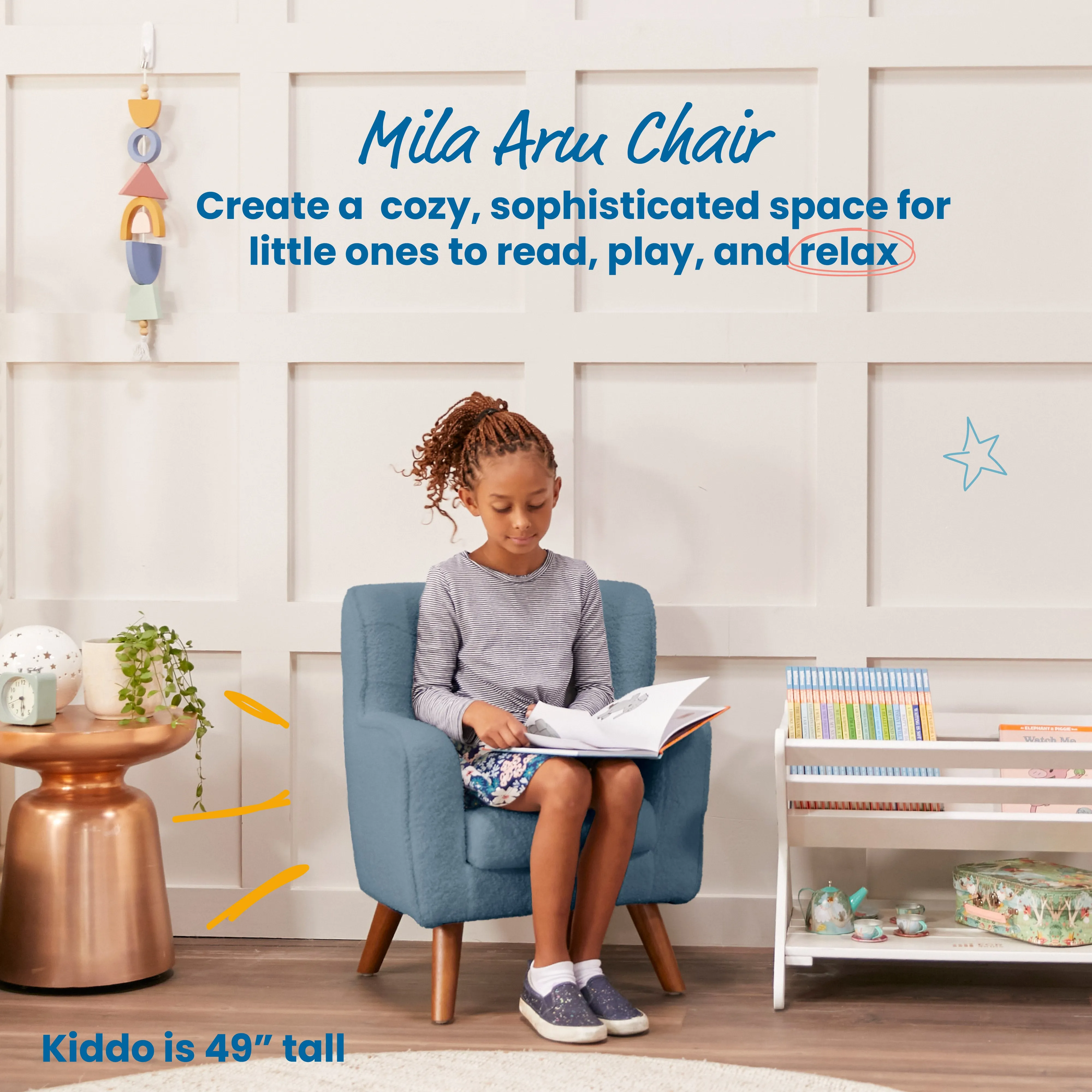 Mila Arm Chair, Kids Furniture