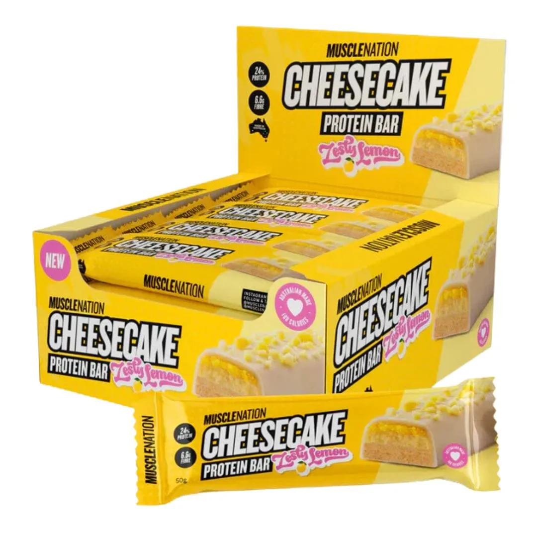 Muscle Nation Cheesecake Protein Bar