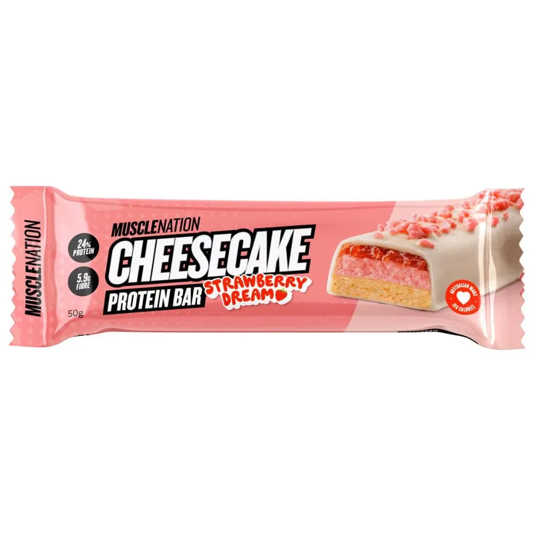 Muscle Nation Cheesecake Protein Bar