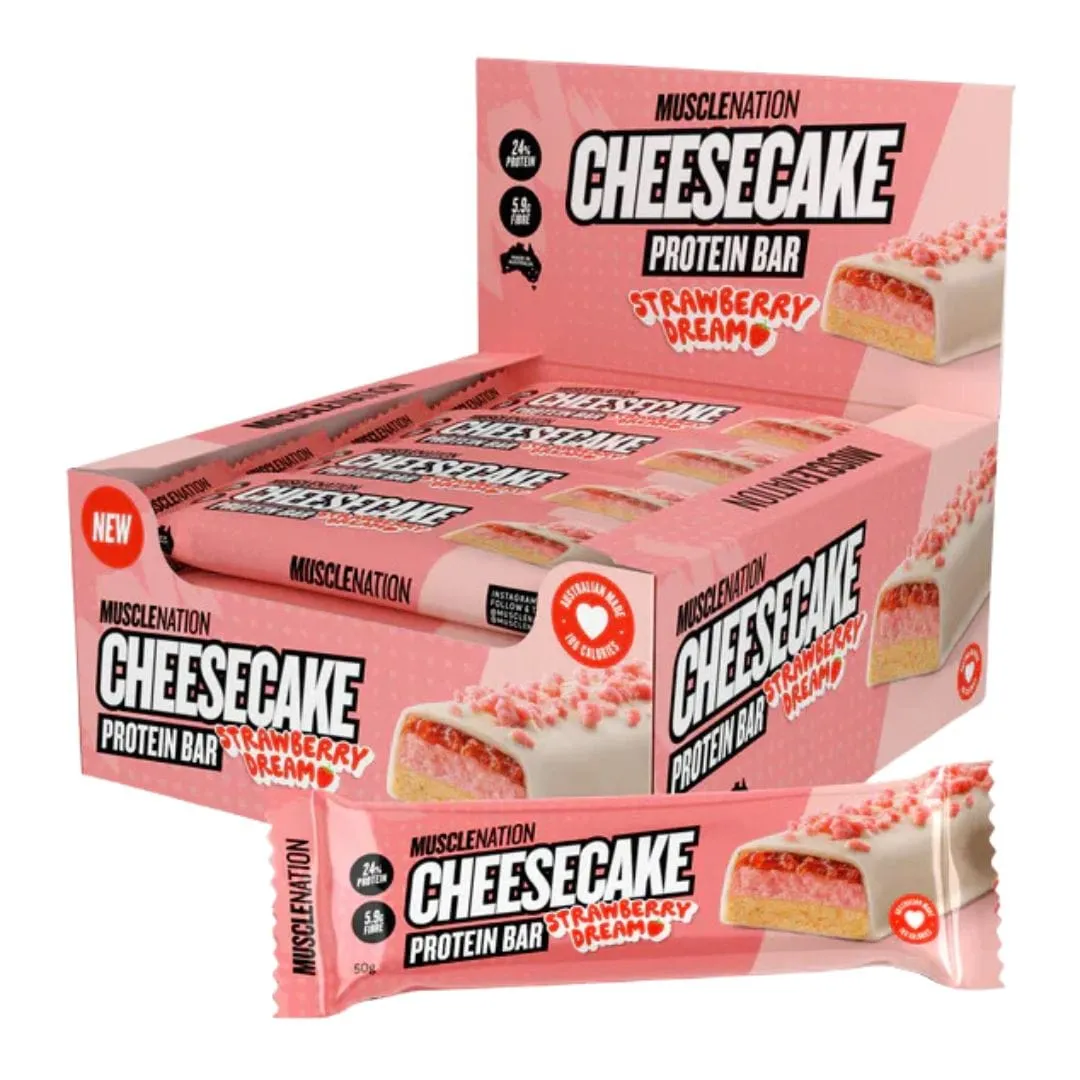 Muscle Nation Cheesecake Protein Bar