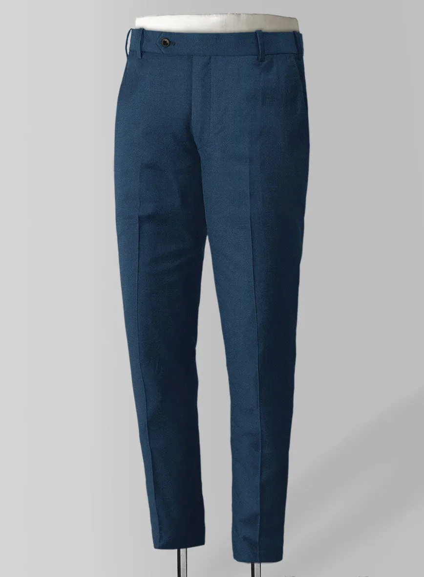 Napolean Stretch Powder Blue Wool Pants