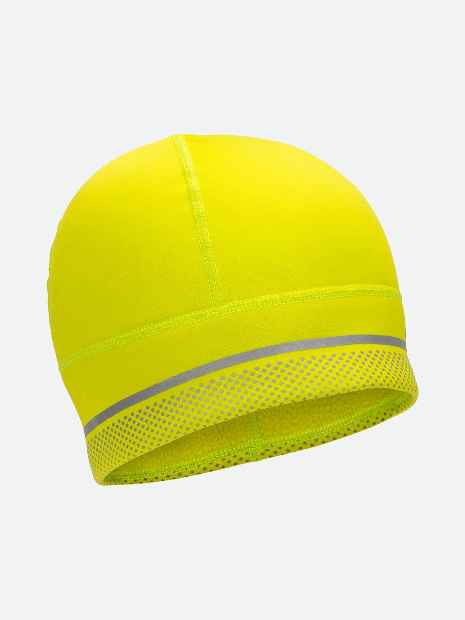 Nathan | HyperNight Reflective Beanie | Hi Vis Yellow/Geo Print