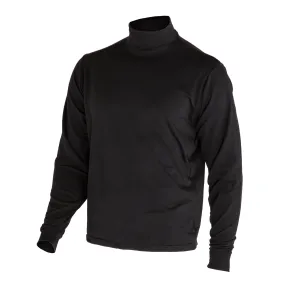 NAVY Black Mock Turtleneck