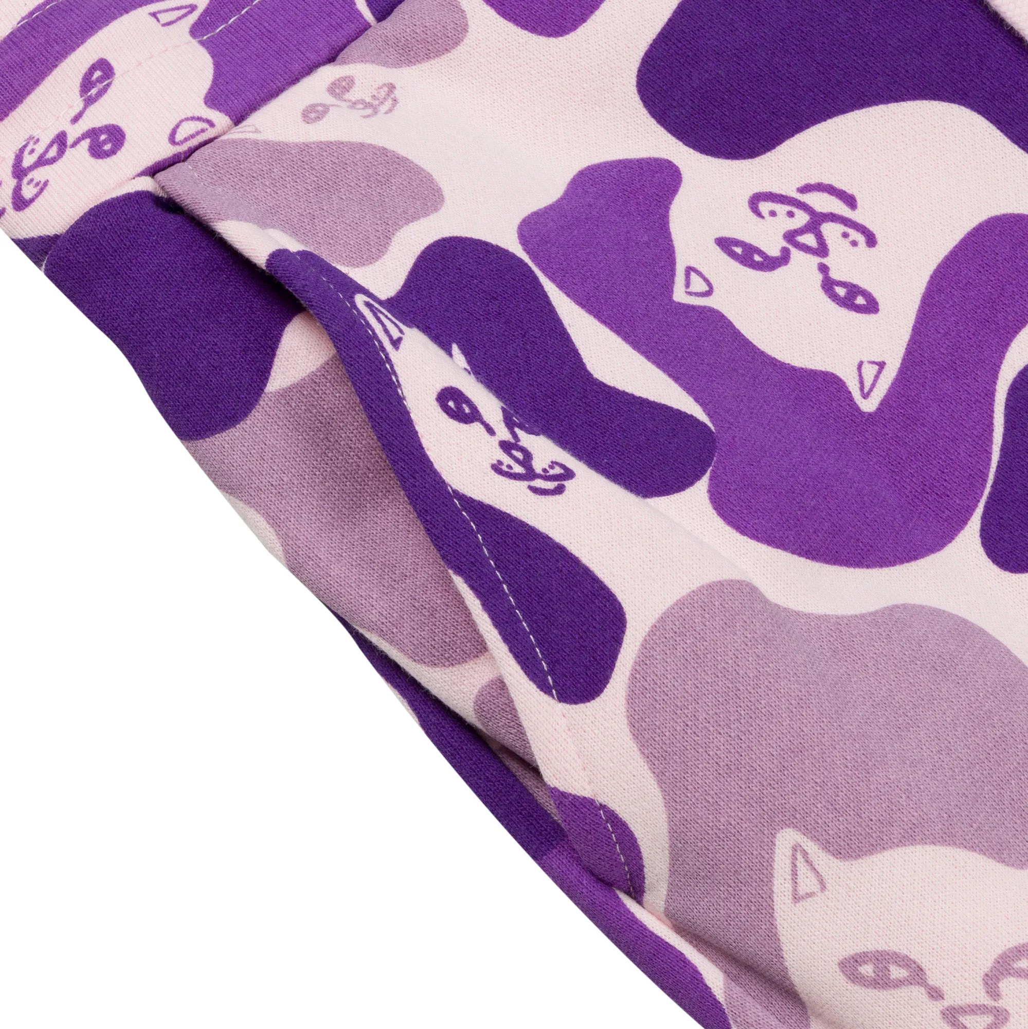 Nermal Camo Sweat Pants (Purple Camo)