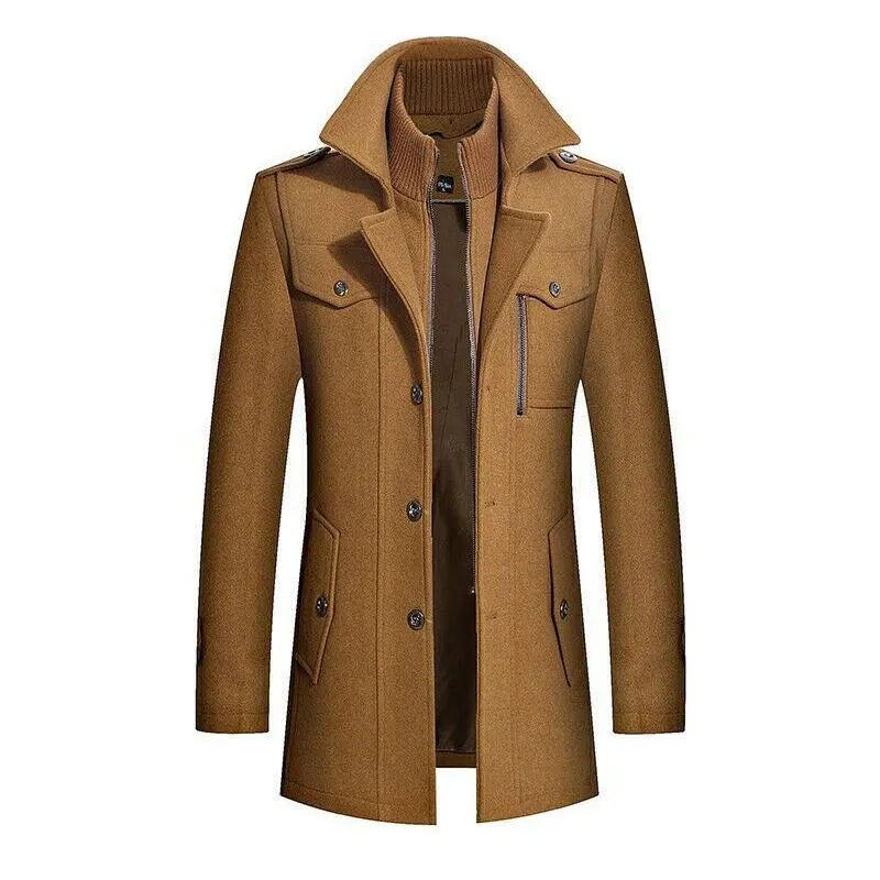 New Fashion Jacket Trench Coat for Men