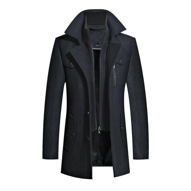 New Fashion Jacket Trench Coat for Men