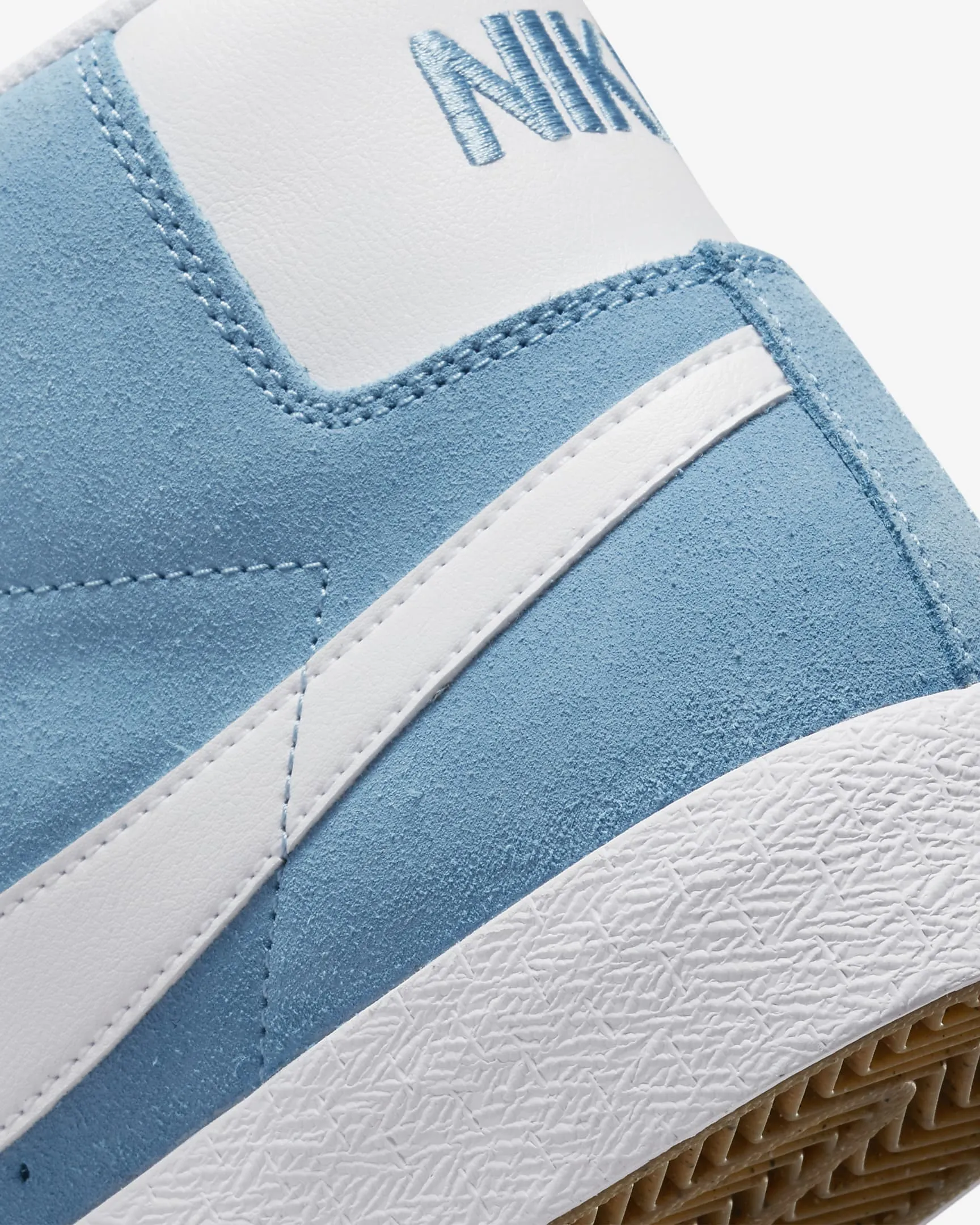 Nike SB Zoom Blazer Mid: Cerulean/White