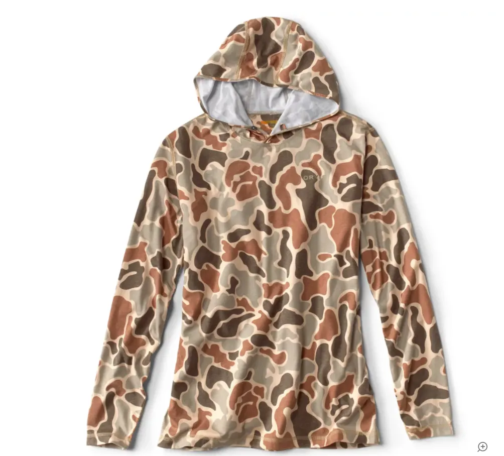 ORVIS MENS DRIRELEASE PRINTED HOODIE