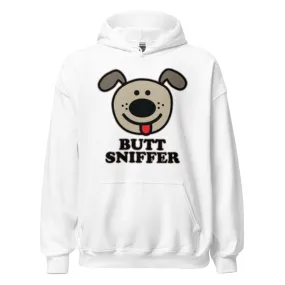 Pet Owner Hoodie Butt Sniffer Dog Ultra Soft Midweight Cotton Blend Pullover