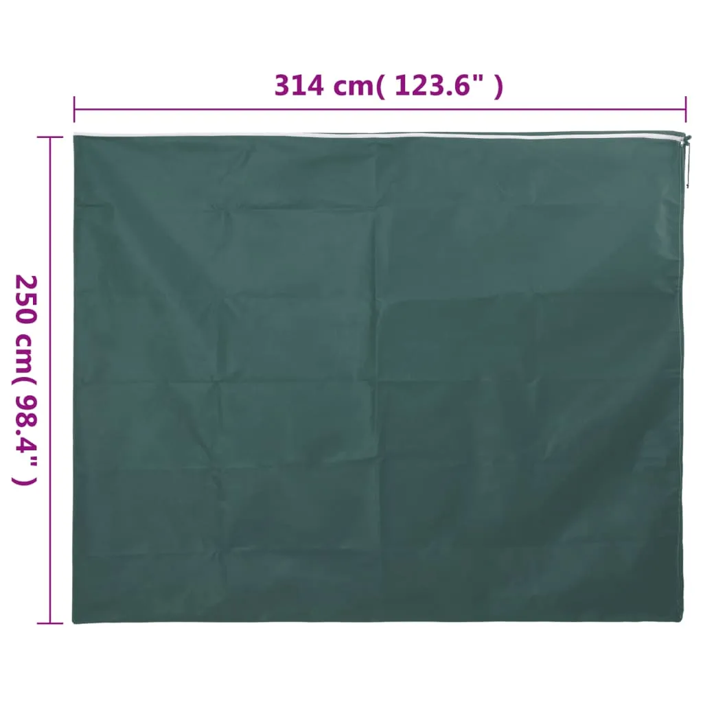 Plant Fleece Covers with Zip 2 pcs 70 g/m² 3.14x2.5 m