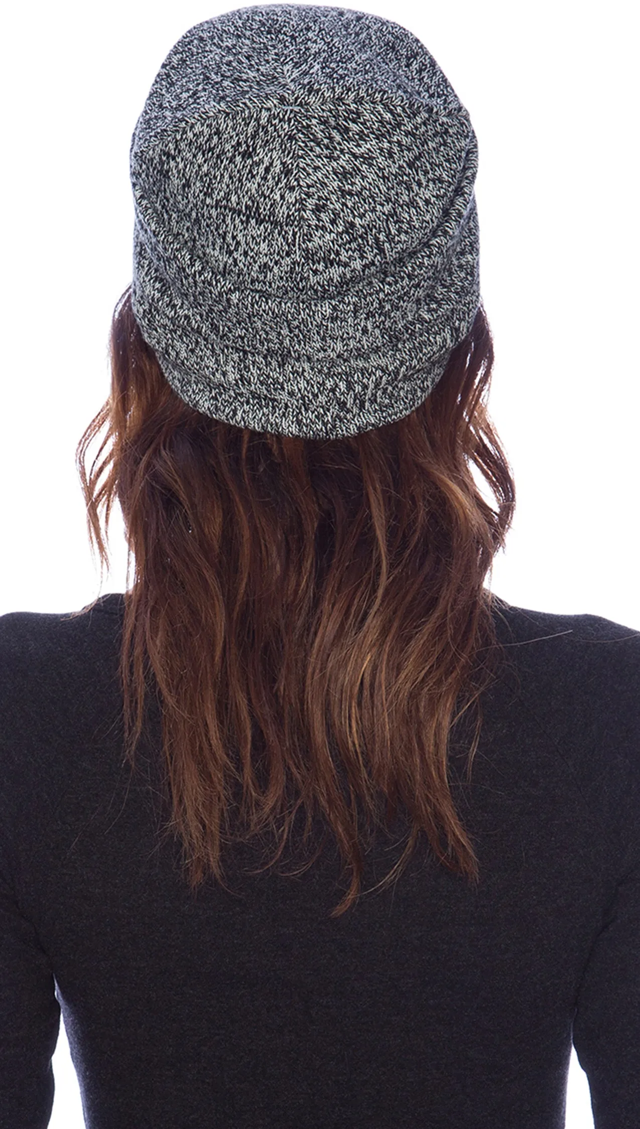 Plush Marled Knit Slouchy Beanie