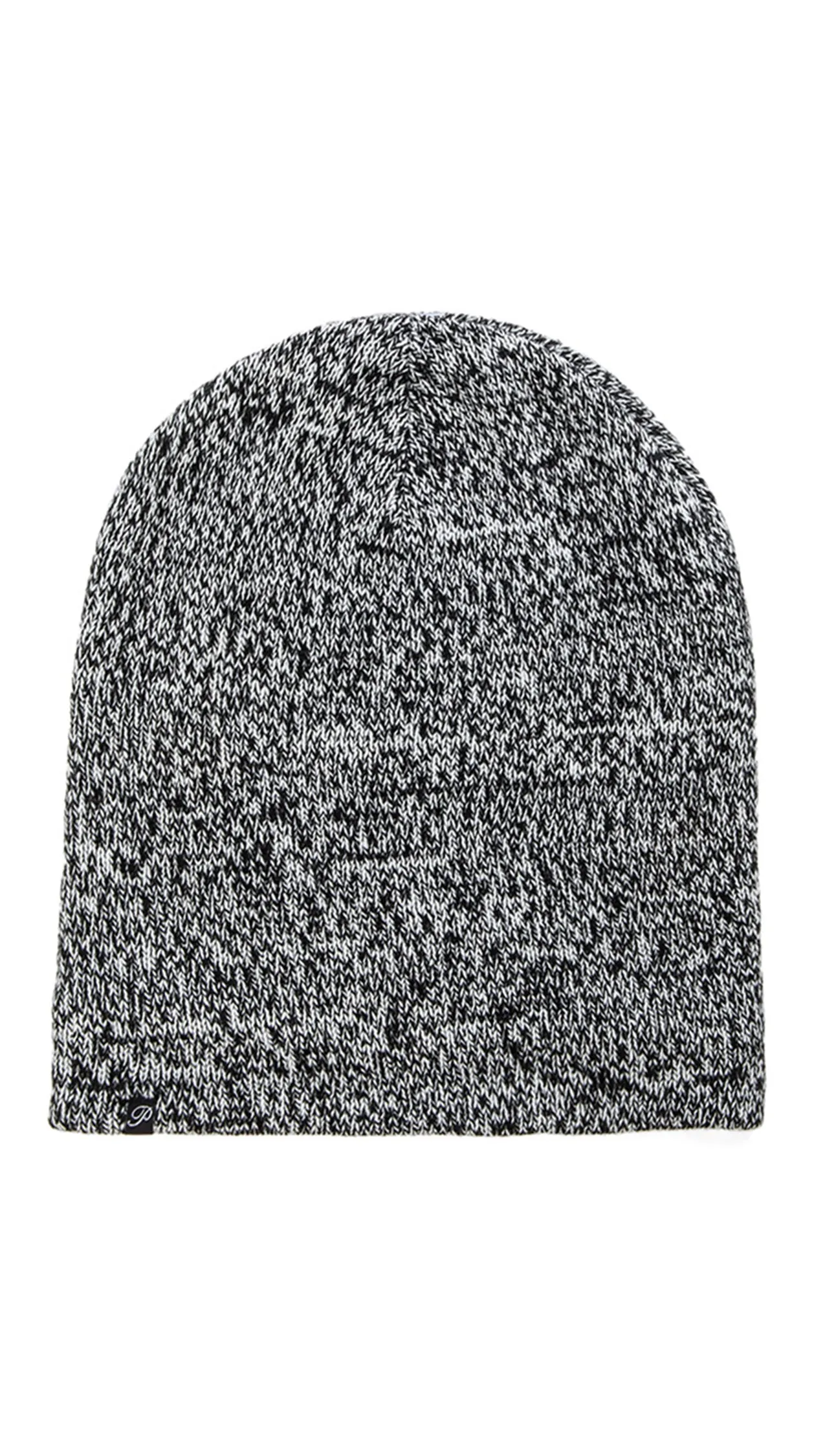 Plush Marled Knit Slouchy Beanie