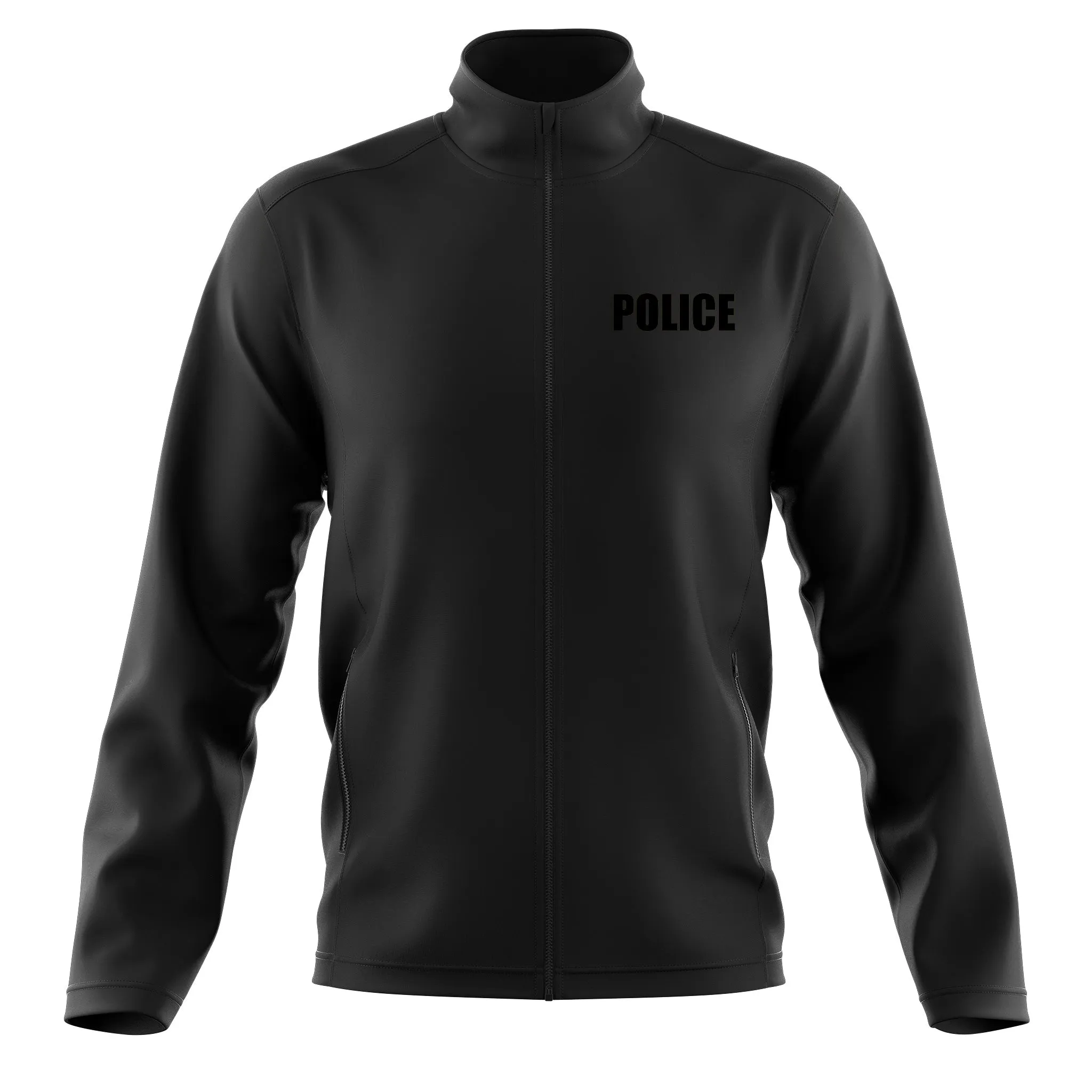 [POLICE] Soft Shell Jacket [BLK/BLK]