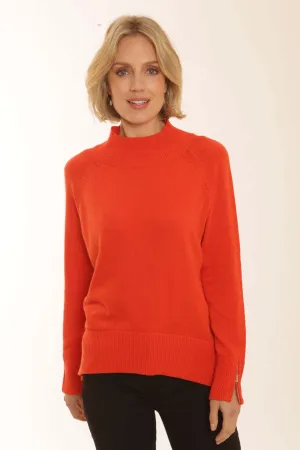 Pomodoro Clothing High Neck Zip Jumper 32351