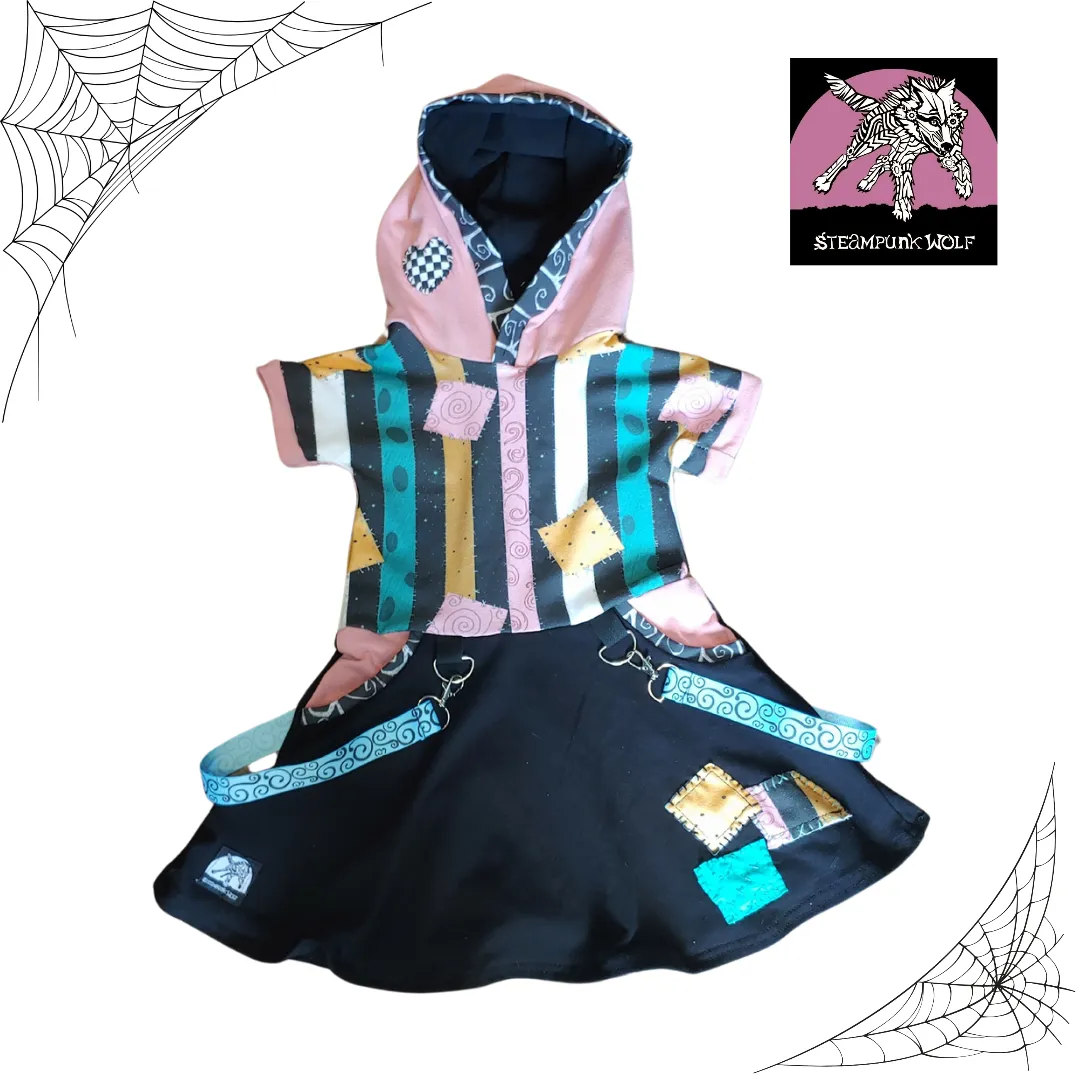 Ragdoll Sally Dress for girls Halloween Handmade Costume