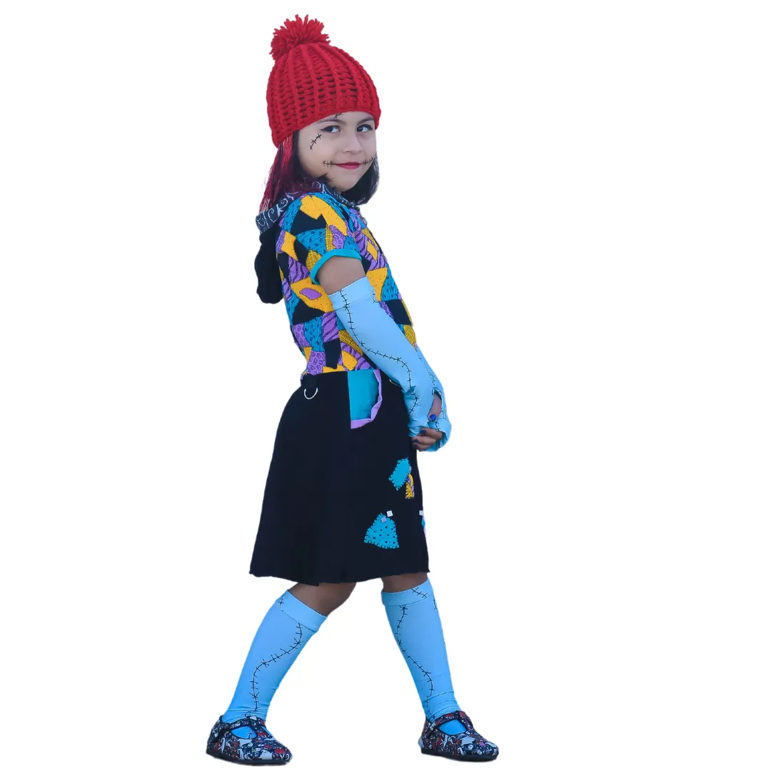 Ragdoll Sally Dress for girls Halloween Handmade Costume