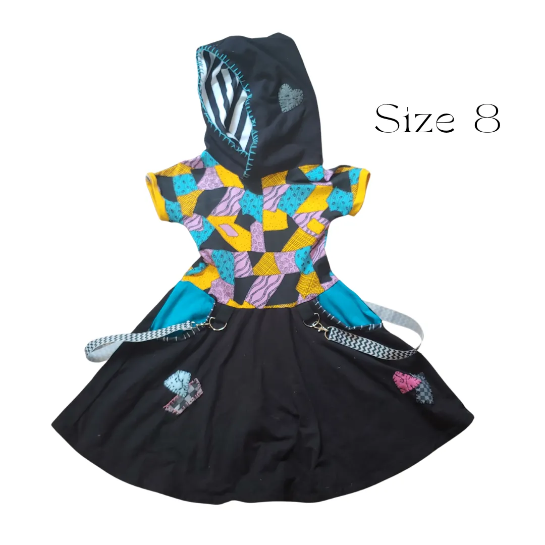 Ragdoll Sally Dress for girls Halloween Handmade Costume