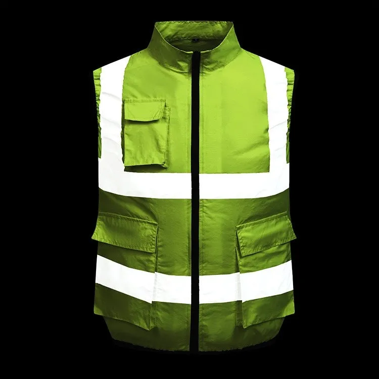 Reflective Cooling Fan Vest Summer Outdoor Workwear Cooling Vest for Outdoor Working