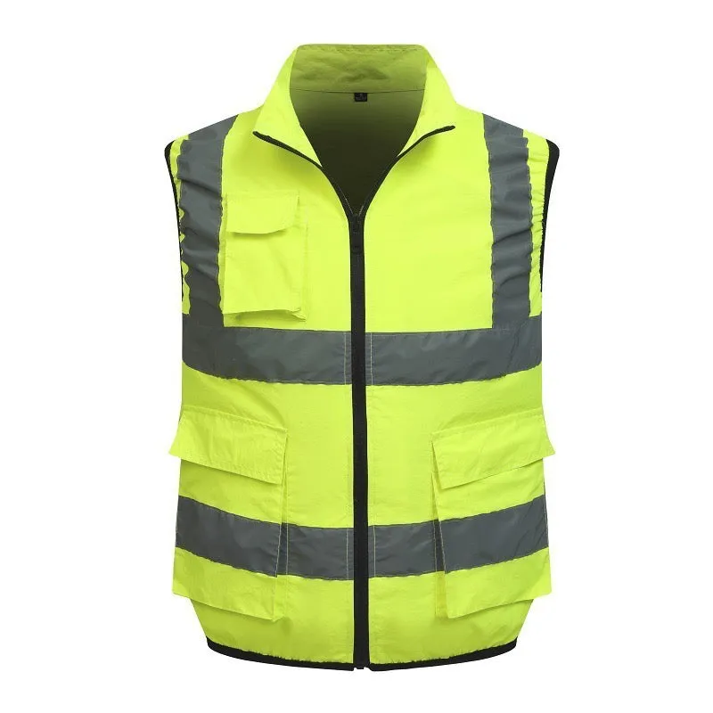 Reflective Cooling Fan Vest Summer Outdoor Workwear Cooling Vest for Outdoor Working