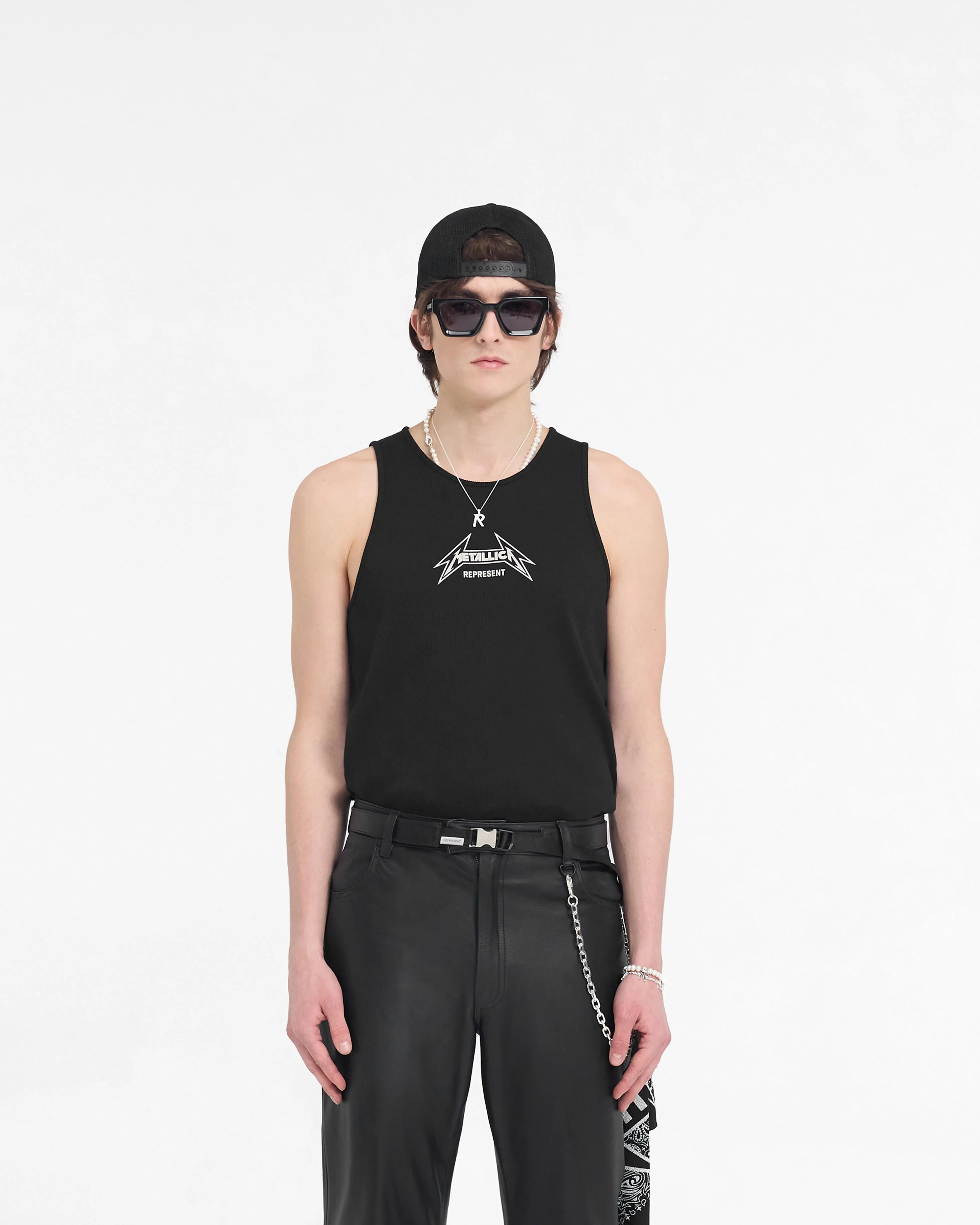 Represent X Metallica‚Ñ¢Ô∏è Local Crew Vest - Jet Black