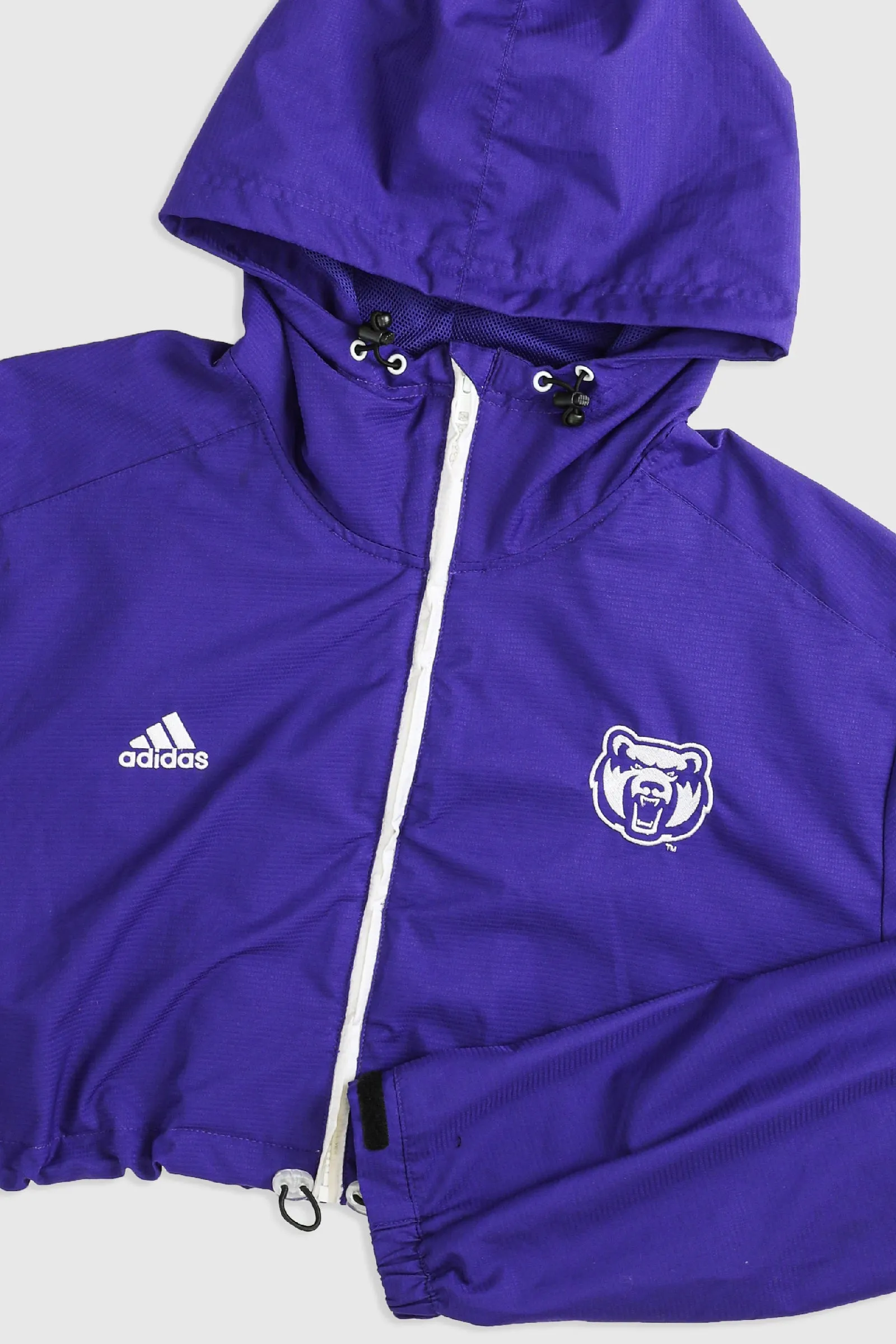 Rework Adidas Crop Windbreaker - XL