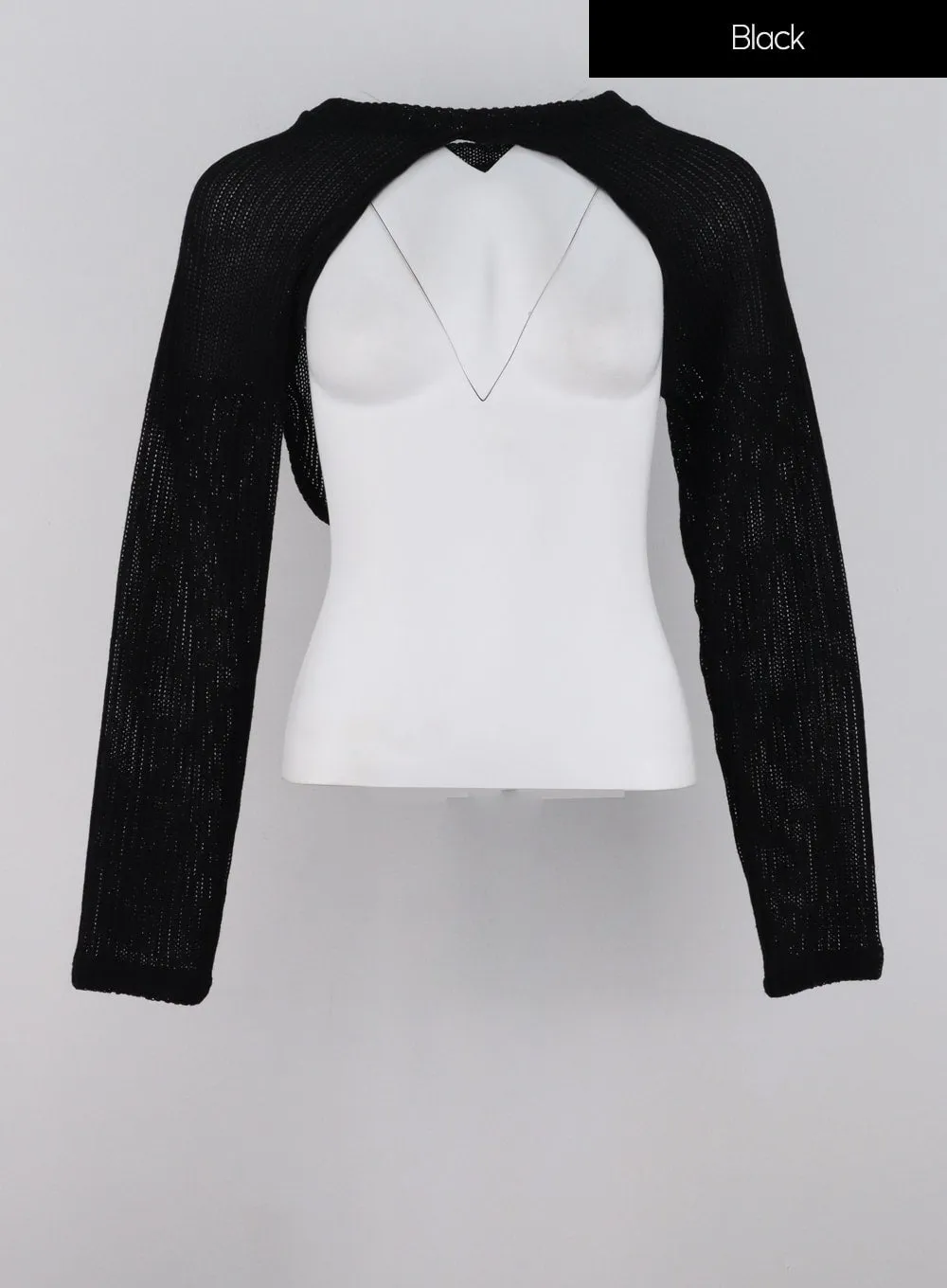 Ribbed Knit Bolero IG304