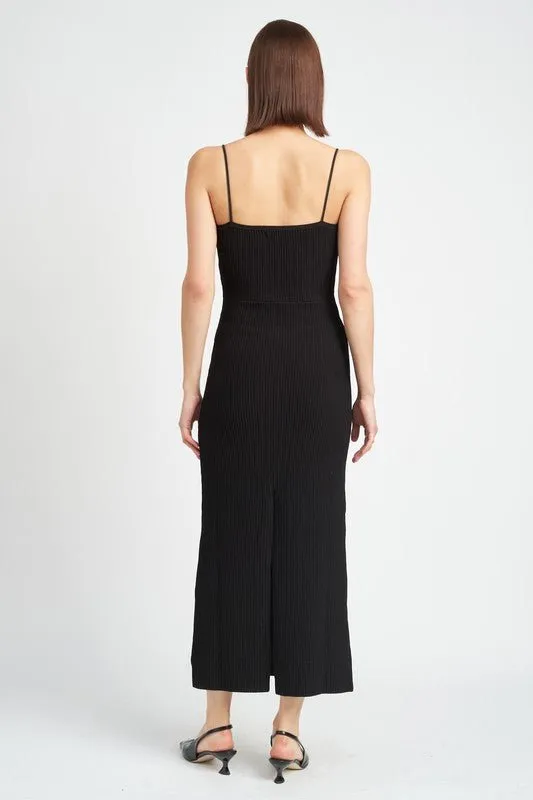 Ribbed Knit Maxi Dress