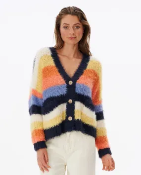 Rip Curl Melting Waves Cardigan Sweater-Multi