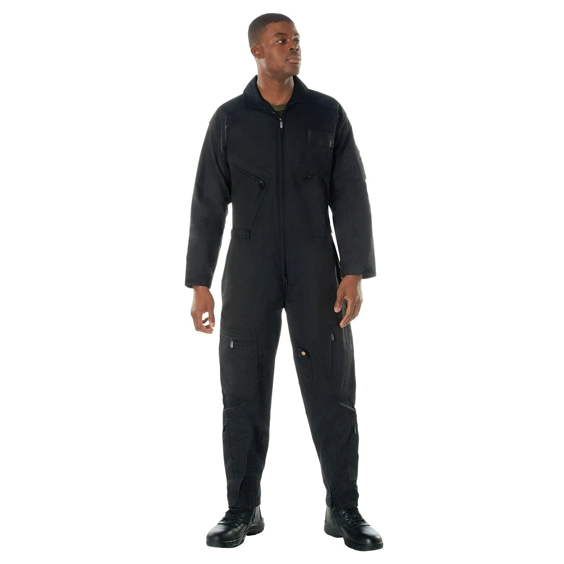 Rothco Mens CWU-27/P Military Flight Suit (Black)