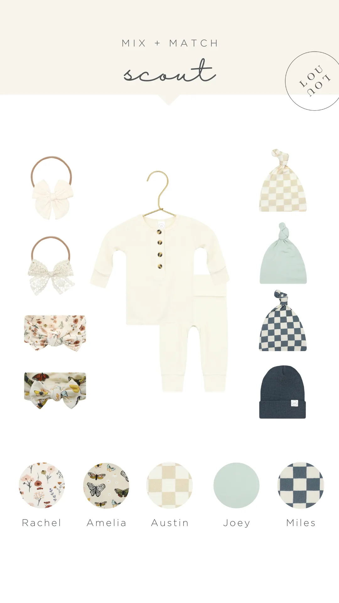 Scout Newborn Hat Bundle (Top   Bottom)