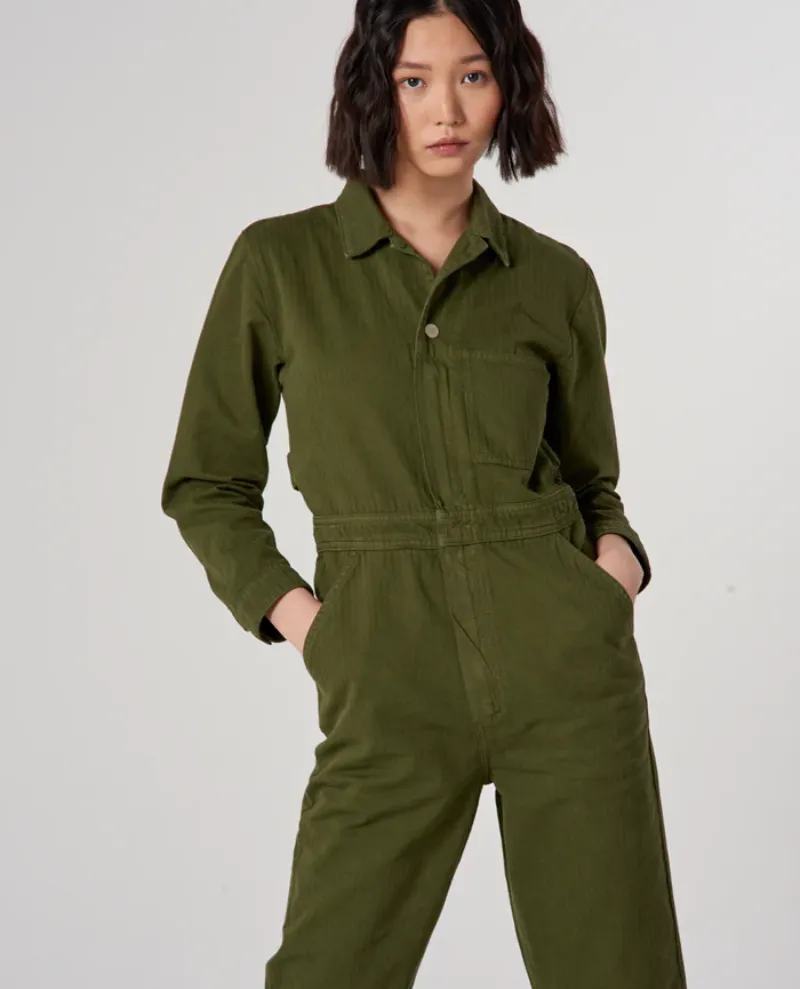 Seventy   Mochi Indie Pine Green Jumpsuit