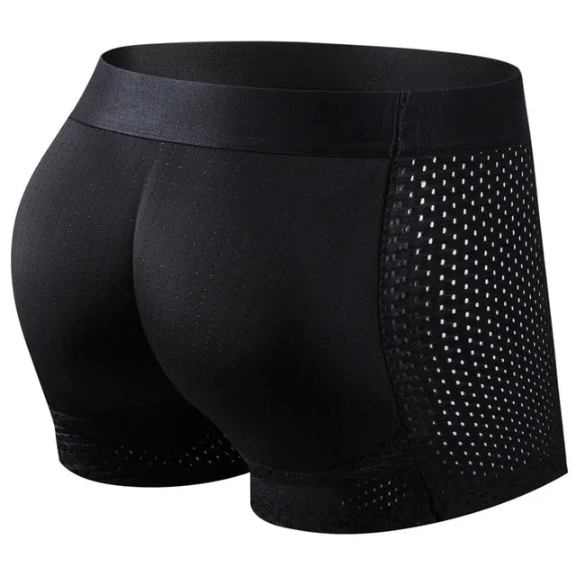 Solid Nylon Butt Hip Lifter Boxer