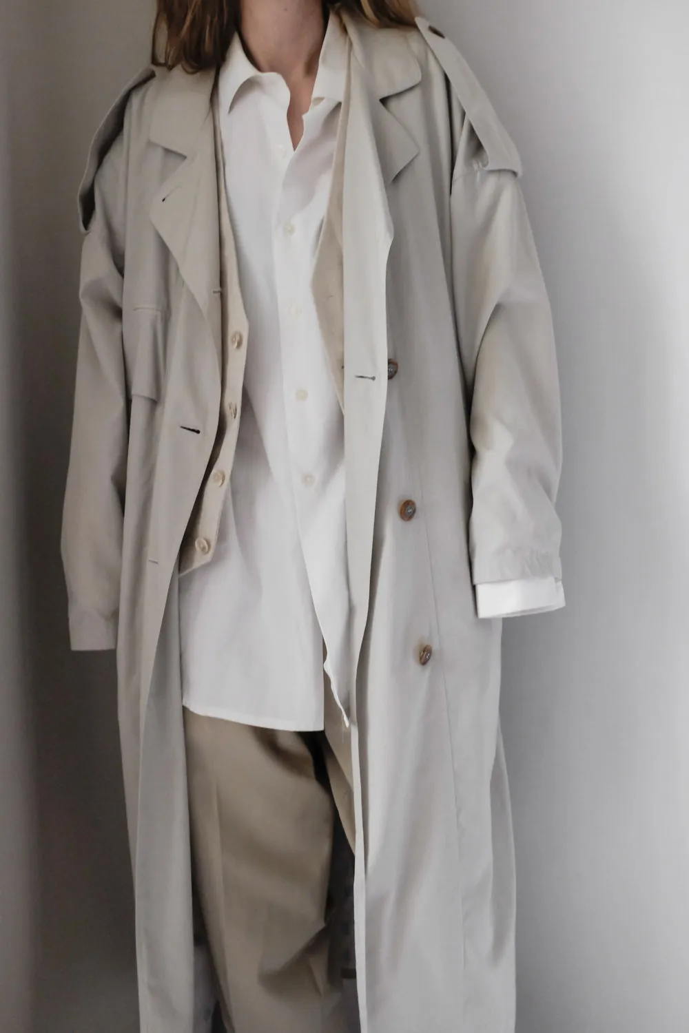 STONE CLASSIC VINTAGE TRENCH COAT