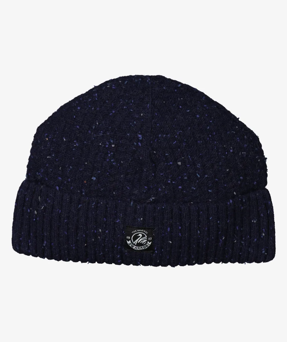 Swanndri - South Road Waffle Beanie - Navy