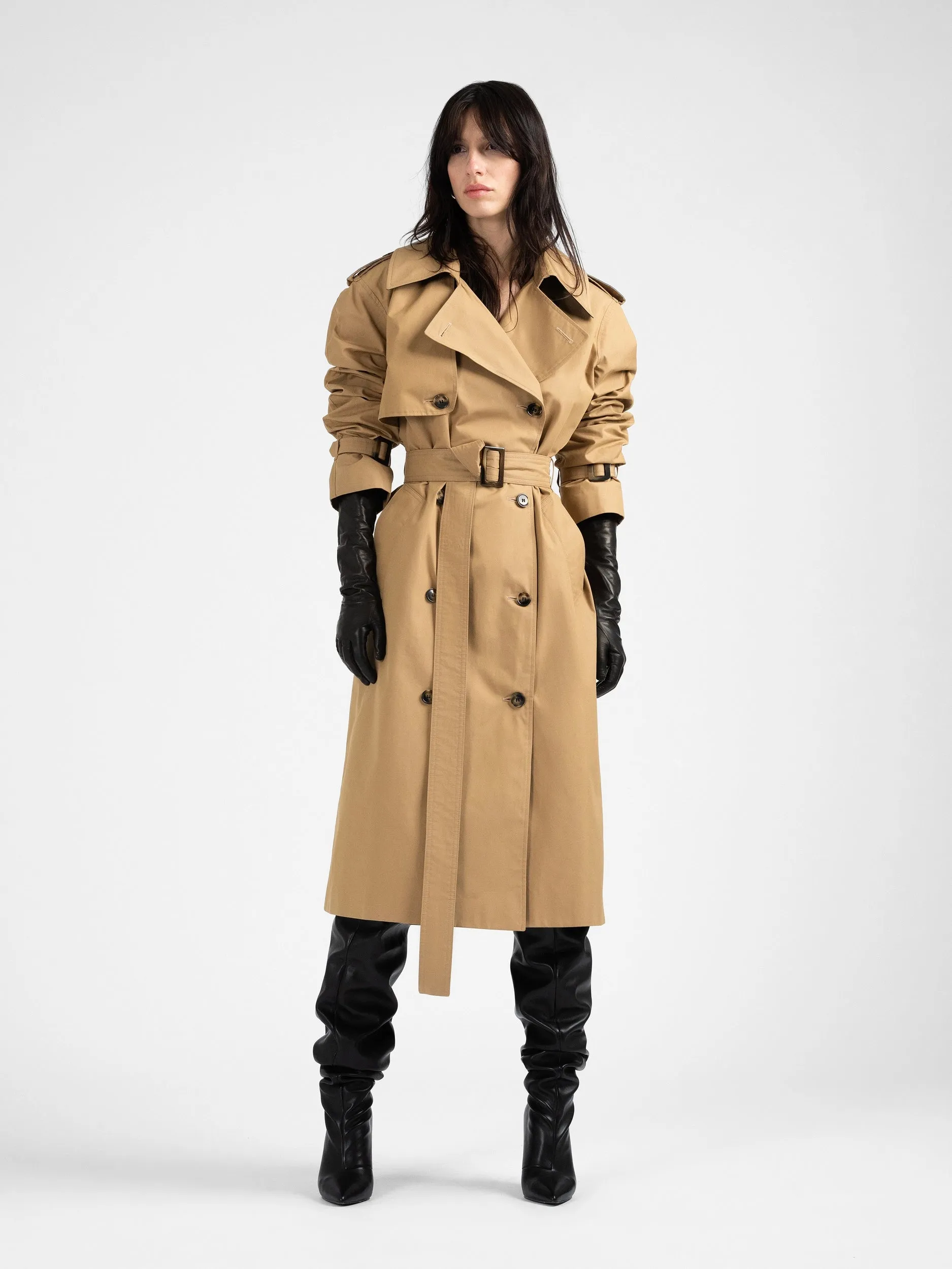 TELEKI waterproof cotton trench coat